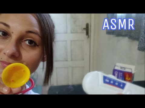 ASMR | CONSULTA MÉDICA (TE EXAMINANDO) PRA DAR MUITO SONO 😴