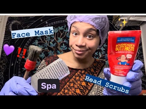ASMR - Head Scrubs & Spa (Kayla)