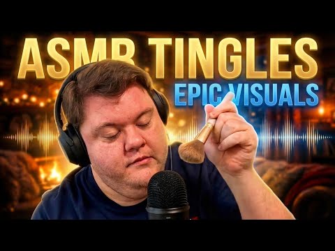 ASMR MIC BRUSHING + POSITIVE AFFIRMATIONS