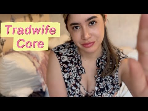 ASMR Kinky Trad wife lets you in