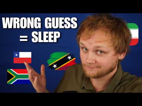 ASMR | Guess The Flag Wrong ➡️ Go To Sleep (Eyes Closed)