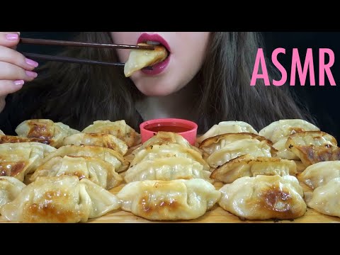 ASMR Dumplings - SATISFYING Crispy Eating Sounds