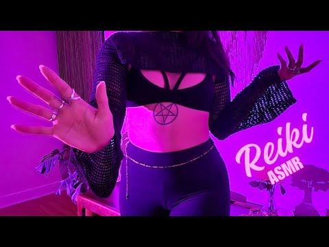 Reiki ASMR l energy cleanse l finger fluttering l hand movements l hypnotic l tingles