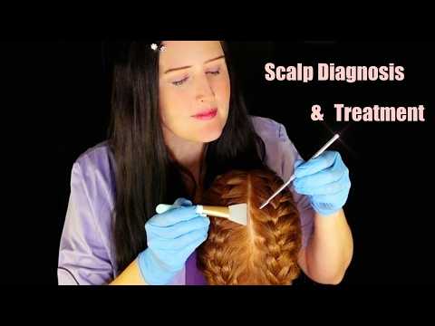 ASMR Diagnostic Scalp Check & Hair Follicle Treatment (Whispered)