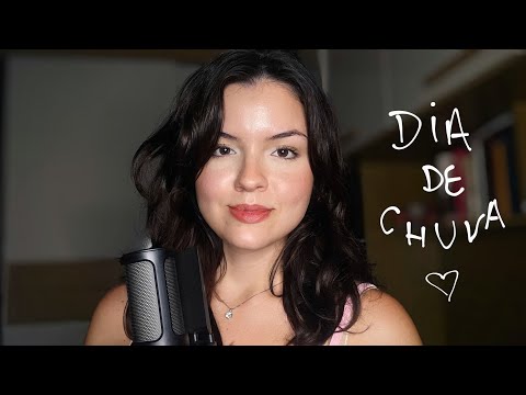 ASMR - Amiga te maquiando em um dia de chuva ☔️