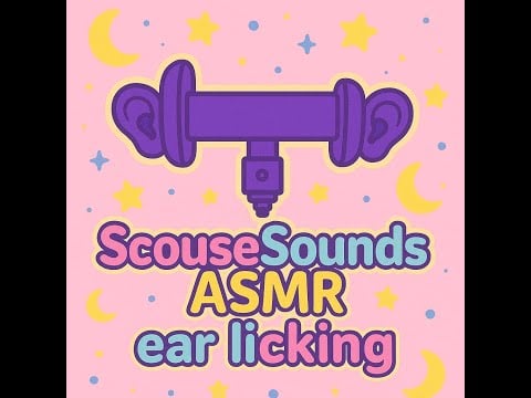Ear licking ASMR that helps me when im stressed!!!!! For sleep and relaxation!!!