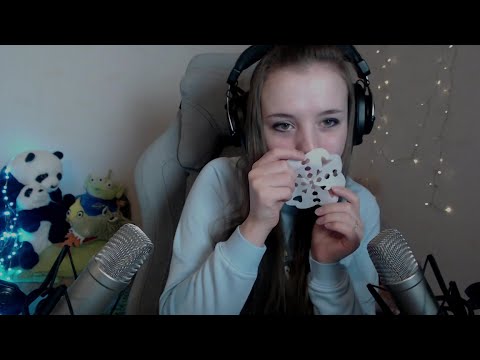 ASMR - Snowflake crafting together - Day 3 of asmr advent calendar