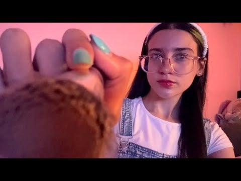 Asmr ~ Fast & Aggressive Layered Makeup Brushing The Camera (Camera Touching, Hand & Mouth Sounds..)