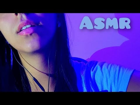 ASMR - MOUTH SOUNDS + música relaxante