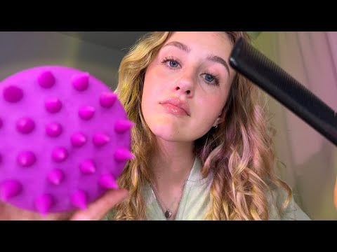 Soft Spoken ASMR Haircut & Treatment Roleplay 💆‍♀️ Scissor Sounds, Brushing, Clipping for Deep Sleep