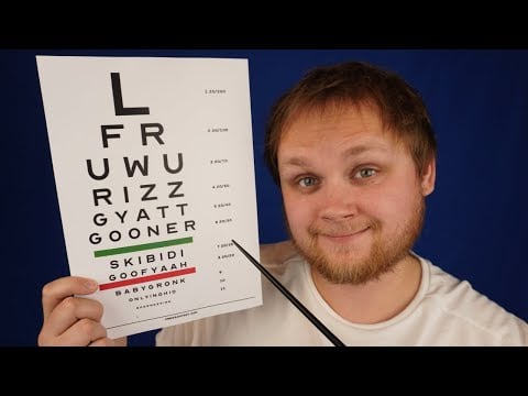 The Best ASMR Eye 👁️ Exam on Youtube
