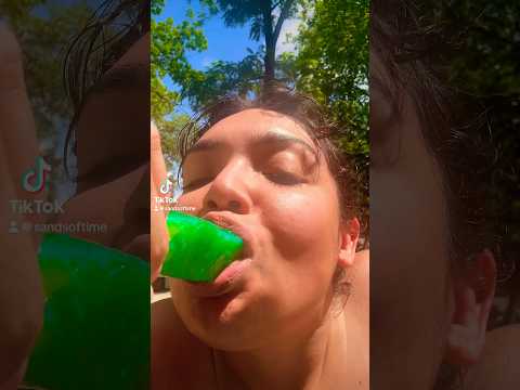 PINEAPPLE KOOL-AID ASMR | eating juicy blue razz sweet pineapple sounds #asmr #koolaid