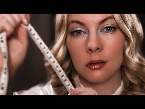 ASMR UP CLOSE Measuring, Examining & Drawing On Your Face | Making You A New Identity