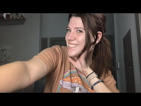 ASMR Vibe w/ Me (visual triggers energy plucking and pulling, light triggers, brushing)