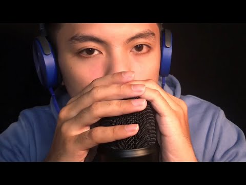 ASMR Mouth Sounds + Random Triggers in Four Minutes