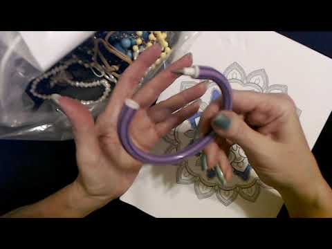 ASMR | Goodwill Jewelry Bag Show & Tell 4-2-2021 (Whisper)