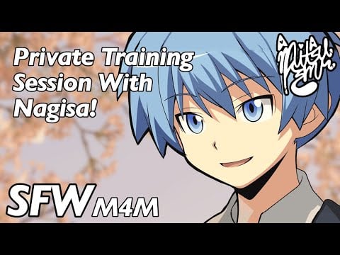 Private Training Session with Nagisa [M4M ASMR] [X Listener] [RP Audio]