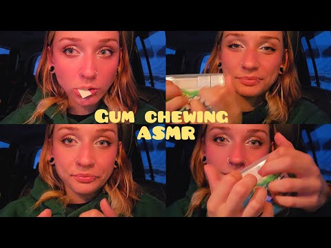 Gum Chewing ASMR in my Car