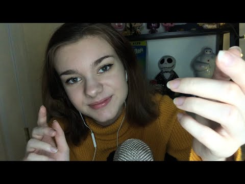 ASMR | Ear to Ear Whisper Ramble & Hand Movements