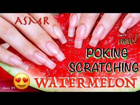 FINALLY new WATERMELON vid 🍉 crunching 🍉 scratching 🍉 poking 🍉 🎧 INTENSE ASMR ✶ WETLY SATISFYING! 😍