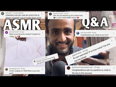 ASMR 100K Q&A (part 1)