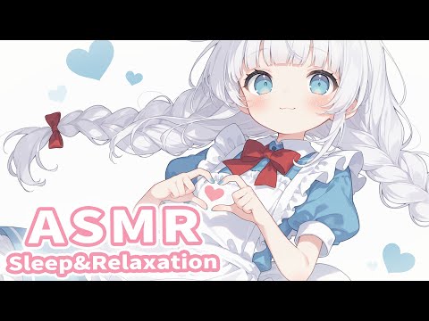 ASMR Oil Ear Massage & Ear Blowing 💙 (Heartbeat, Breathing, No Talking)