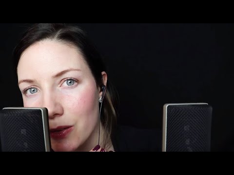 [ASMR] Close Up Inaudible Whispering  (Clear Quartz, Tranquil, Crinkly, Amethyst, Obsidian +)