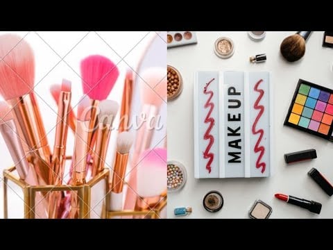 ASMR #: Tour arrumando minhas maquiagens. Com tappings # para te relaxar. 🥱🥱💄