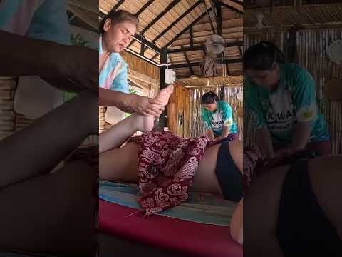 Masaje cuerpo completo con aceite de coco 🥥🇹🇭 #massage #relaxing #masaje #short #tailandia