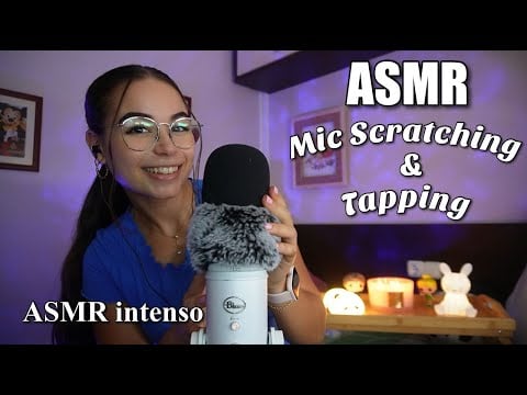 ASMR MIC SCRATCHING & TAPPING🎤😴| ASMR Intenso | Asmr en español para dormir | Pandasmr