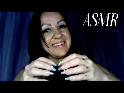 ASMR-UNHAS CALMAS COM HAND MOVEMENTS BEM CALMINHO #asmr #sonsdeboca 