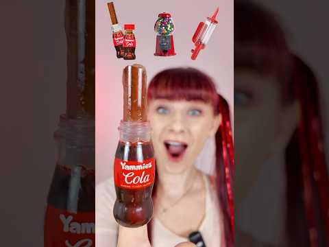 ASMR Cola Lollipop, Gummy Eyeballs, Peanuts Shooter  #mukbang