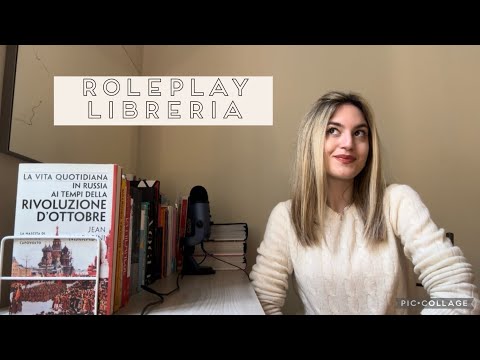 ROLEPLAY COMMESSA LIBRERIA (soft spoken blue yeti asmr ita)