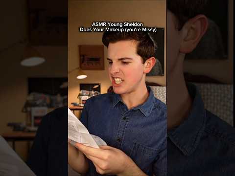 ASMR Young Sheldon Does Your Makeup (you're Missy) #asmr #youngsheldon #makeup