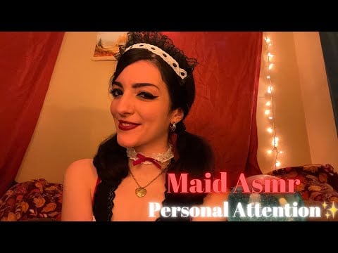 Asmr Maid Pampers You Before Bed🌙✨ ♡Personal Attention and Skincare Triggers♡