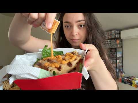 ASMR First Date Chic-Fil-A Mukbang With Dumb Girl / Blue Yeti Mic