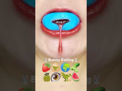 ASMR Ball Jelly 🌍🍓Emoji MUKBANG 볼 젤리 이모지 먹방 (sped up)