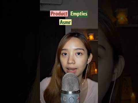 Product empties #asmr again