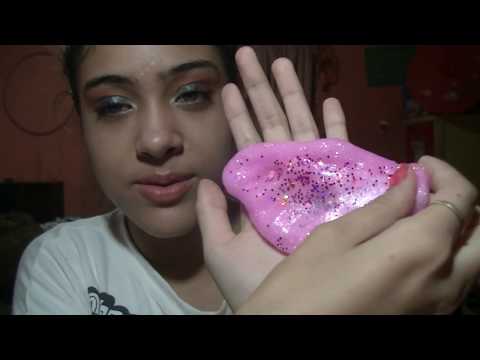 ASMR EN ESPAÑOL  haciendo slime con elmers