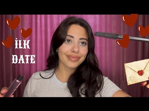 [ASMR] DATE MAKYAJINI YAPIYORUM ASMR | TÜRKÇE ASMR | MAKYAJ ASMR
