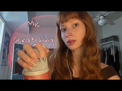 ASMR | Gentle Mic Scratching & Tapping For Sleep 💤