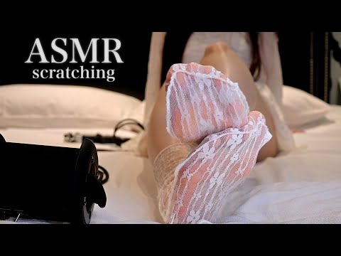 【ASMR/実写】シアーソックス✖︎潤滑ゼリーで眠気を誘う足裏スクラッチ🌸【睡眠導入/Foot sole/Scratching/Tapping/No Talking/sleep/Relaxation】