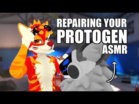 [Furry ASMR] Repairing and Fixing your Protogen RP 🔧 (keyboard typing, mechanical sounds and more)
