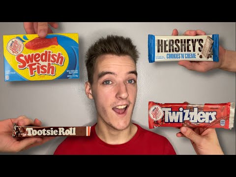 [ASMR] Trying American Candy!