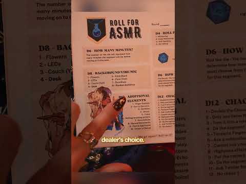 ASMR but with D&D mechanics #shorts