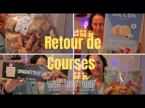 Asmr français, "Retour de courses" 🛒🛒🛒