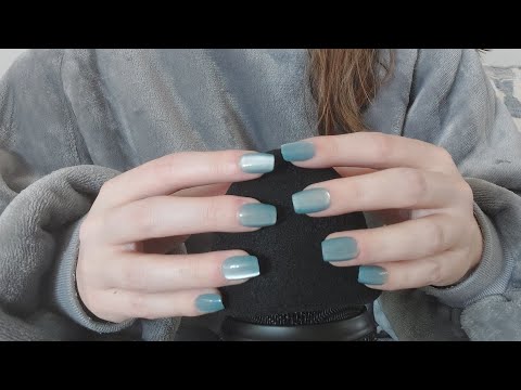 Rubbing Fingertips on Foam Mic Cover ASMR (No talking)