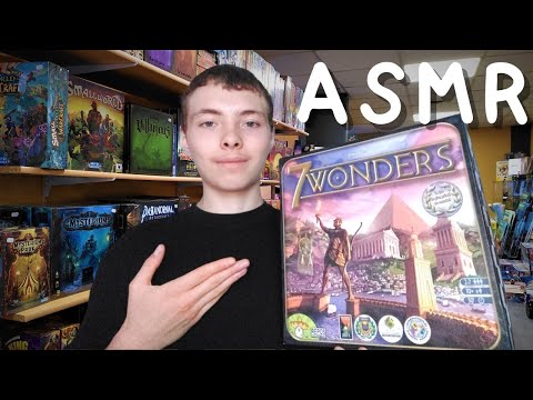 ASMR FR: Roleplay🎲Vendeur de jeux de sociétés🎲(tu veux un jeu de stratégie ?)