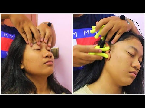 ASMR Relaxing Head Massage with Tools | Sleep