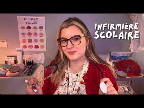 Une (vraie) infirmière scolaire te fait passer plein de tests médicaux pour te rassurer 😊